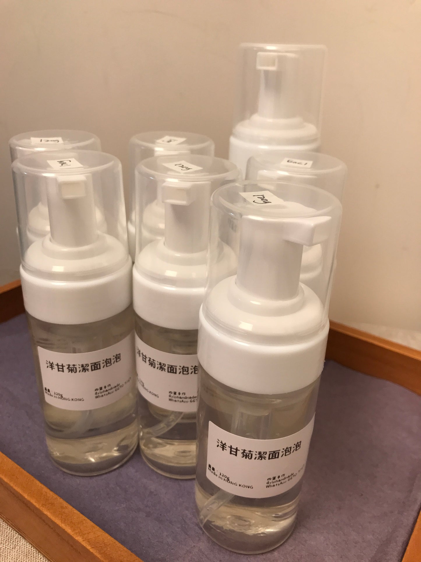洋甘菊舒敏潔膚泡泡